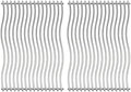 S8C011 Stainless Steel Cooking Grid Grates Replacement by ZEMIBI