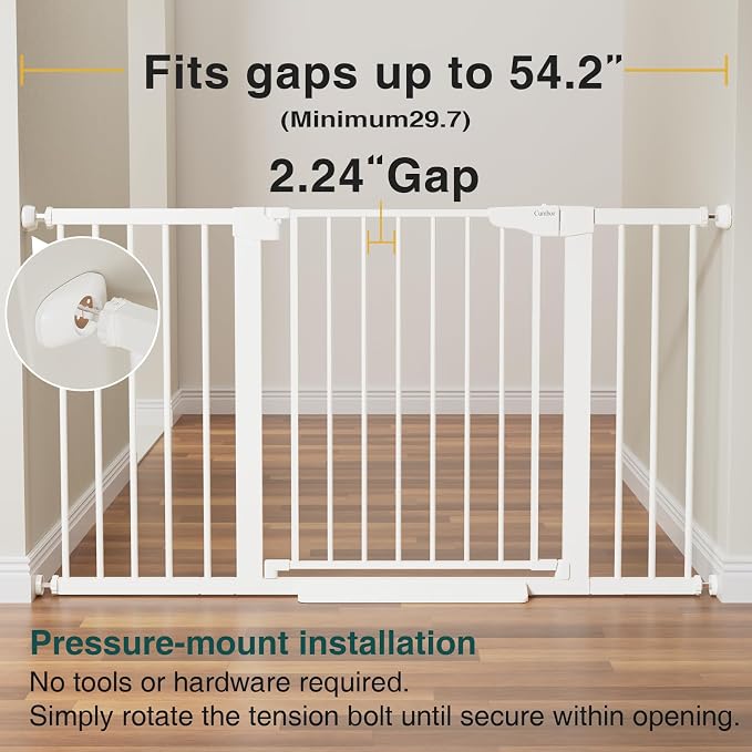Cumbor 29.7-54.2" Wide Baby Gate - Image 2