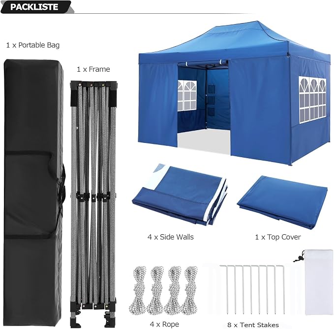 COBIZI 10x15 Pop up Canopy Tent 10x15 Canopy - Image 6