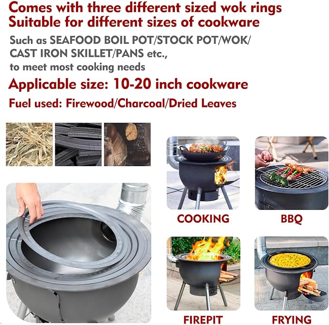 Multifunction Wood Burning Stove - Image 2