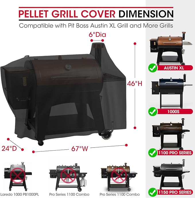 Unicook Pellet Grill Cover Compatible - Image 2