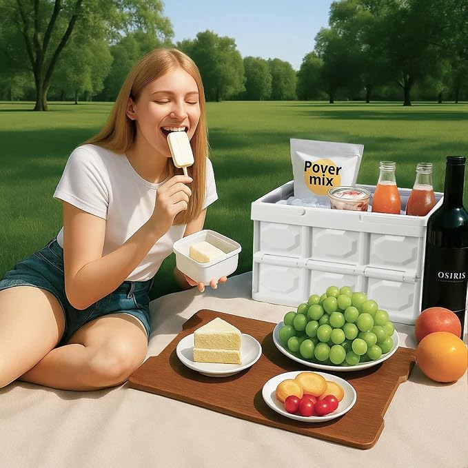 Collapsible Picnic Basket Set for 2 – Insulated Plastic Picnic Basket - Image 6