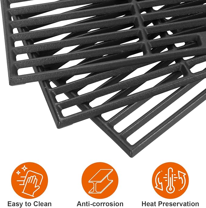Cast Iron Grill Grates for Charbroil Performance 5 Burner Grills 463275517 - Image 3