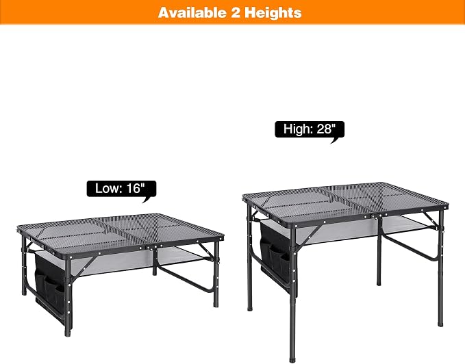 REDCAMP 36x24 Folding Grill Table - Image 5