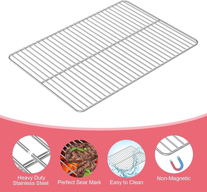 Grill Grate Replacement Parts for Royal Gourmet 24-Inch CD1824E, Charcoal Grill - Image 3