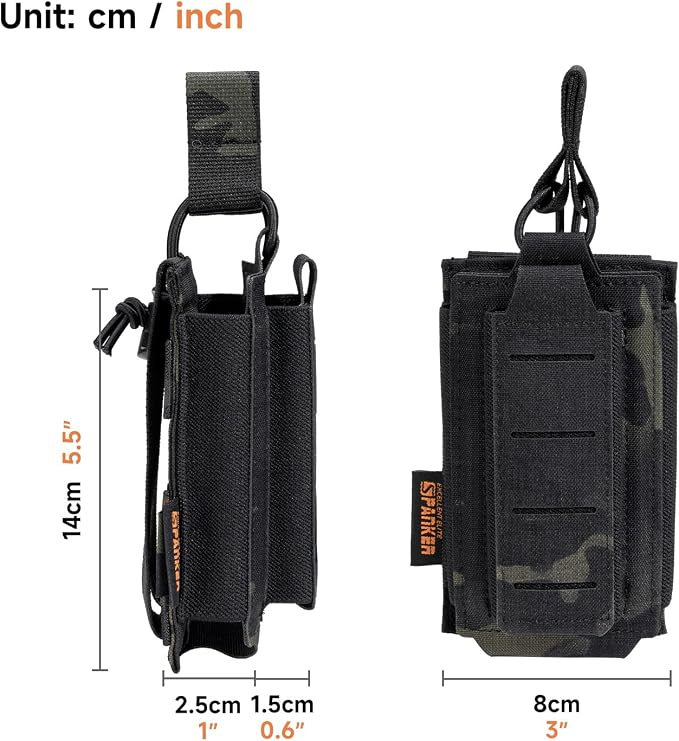 EXCELLENT ELITE SPANKER Tactical Open-Top Single/Double/Triple Molle Mag Pouch - Image 2