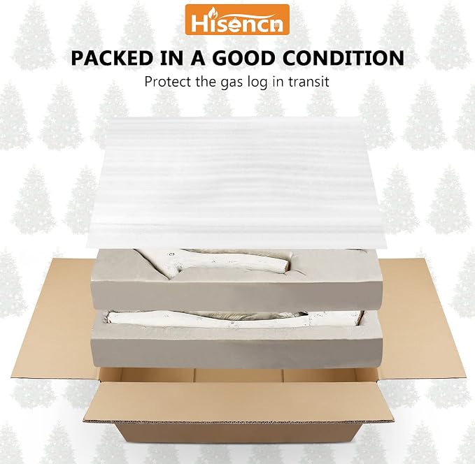 Gas Fireplace Logs, Fake Fireplace Logs Fireplace Decor, Gas Logs - Image 7