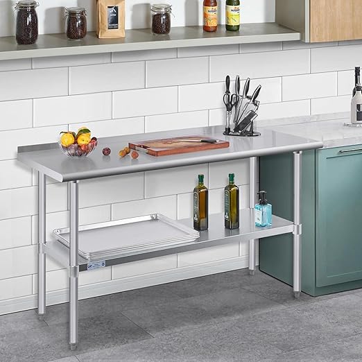 Hally Sinks & Tables H Stainless Steel Table - Image 2