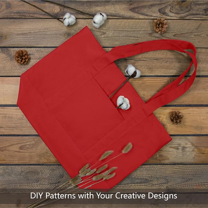 TOPDesign 1-Pack Canvas Tote Bags - Image 3