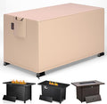 QH.HOME Fire Pit Cover Rectangular 44 x 28 Inch, Outdoor Waterproof Fire Pit by QHHOME