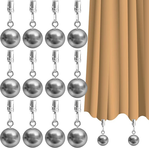 12 Pack Outdoor Curtain Weights, Heavy Duty Drapery Weights by Yteseery