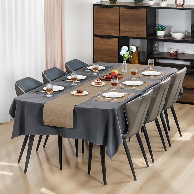 Myir JUN Placemats Dual Sided, Faux Leather Place Mats Set of 4 Indoor Placemat - Image 8