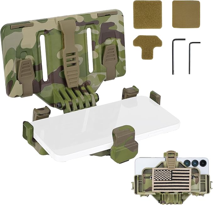 Tactical Phone Holder Available in Full Size Plate Carrier Phone Mount Adjust by SIVIGEAR