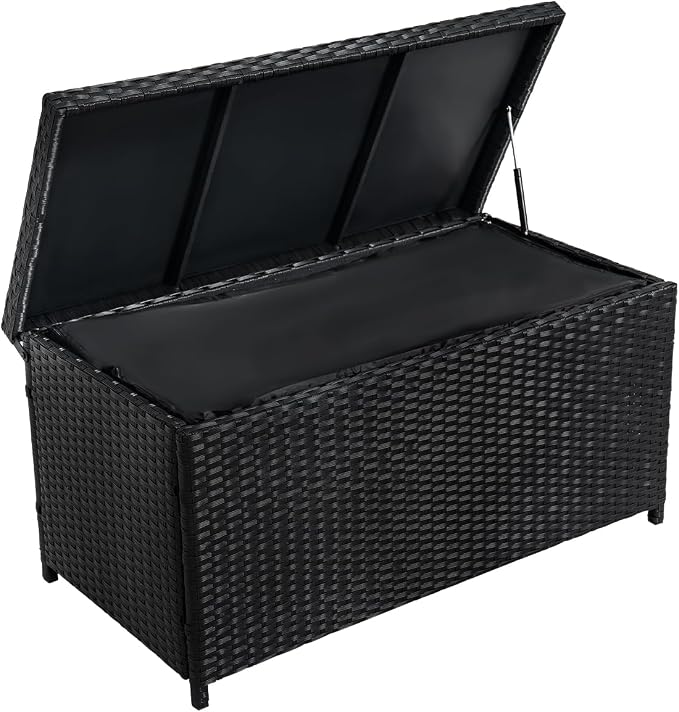 Outdoor 70 Gallon Wicker Storage Box by SundaleOutdoor