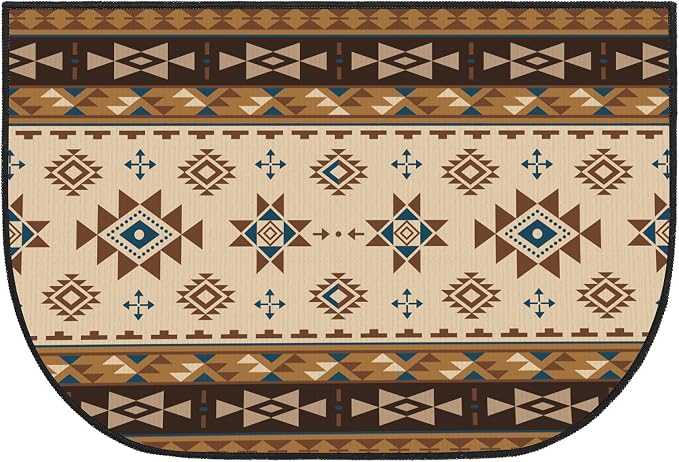 Demissle Cabin Fireplace Hearth Rug Fireplace Mats Cabin Southwestern Fireproof by Demissle