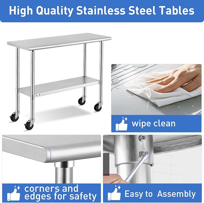 ROCKPOINT Stainless Steel Table - Image 5