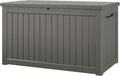 NUNU LAB 270 Gallon Large Resin Deck Box, Waterproof Outdoor Storage Box by NUNULAB