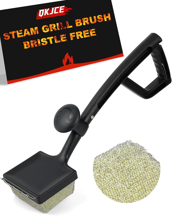 Grill Brush Bristle Free, Steam Grill Cleaner by Unknown