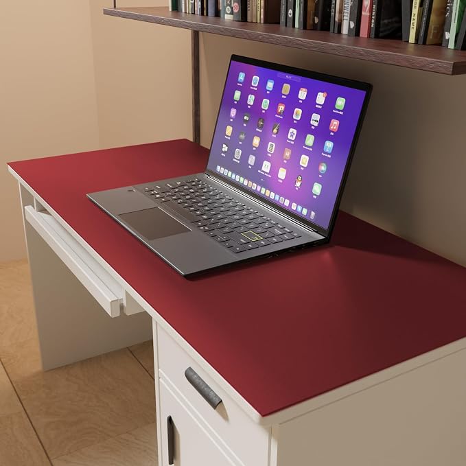 Leather Table Cover, 1.8mm Thick, 24x48 Inch Desk Cover, Large Desk Mat - Image 6