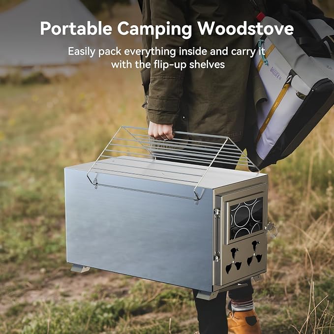 Hot Tent Stove, Camping Wood Burning Stove - Image 3