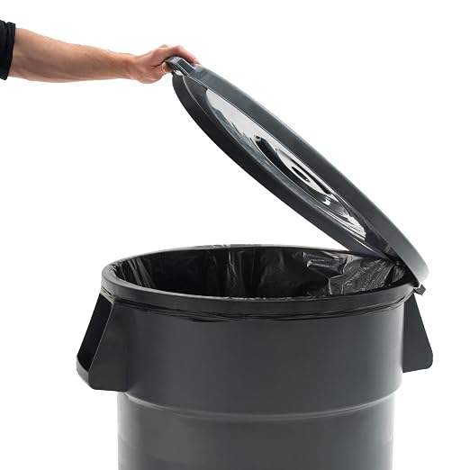 PRO&Family Commercial Round Trash Can - Image 5