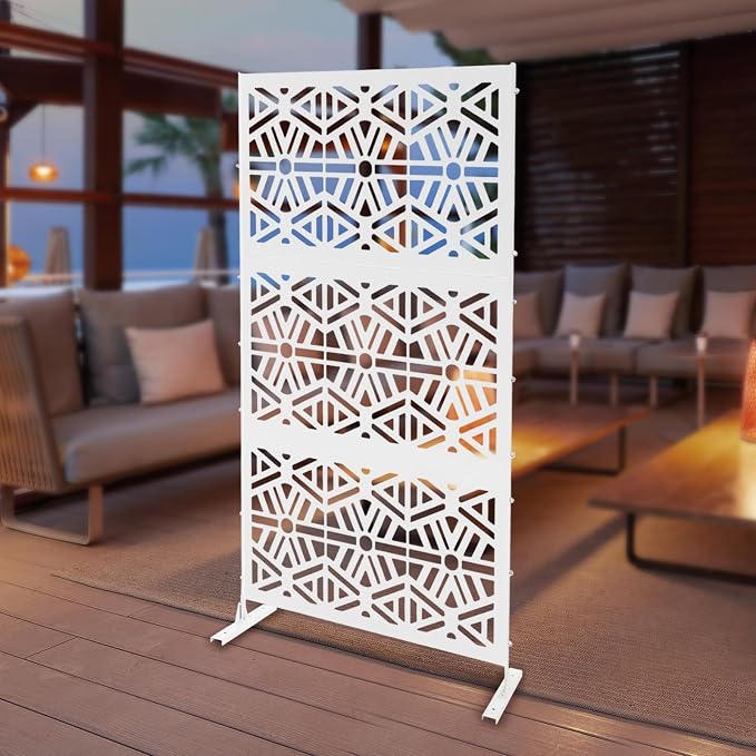 75" H×35" W Decorative Outdoor Privacy Screen - Image 3