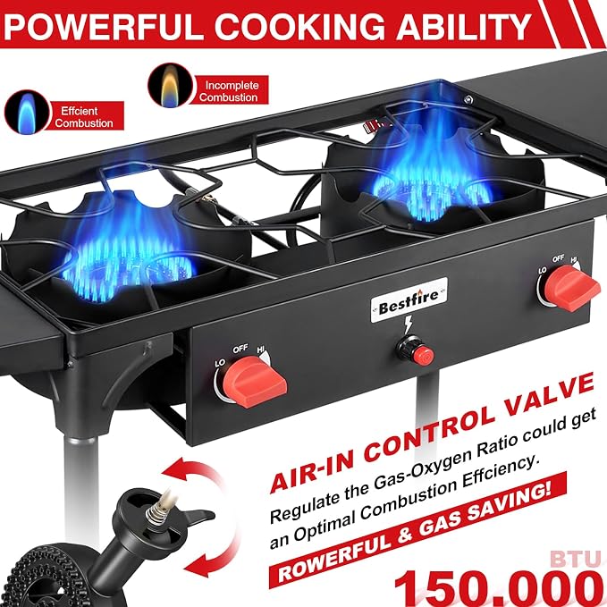 Bestfire 2 burner Camping Stove - Image 3