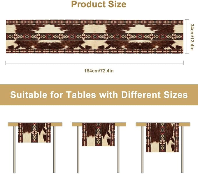 Cowhide Table Runner - Image 7