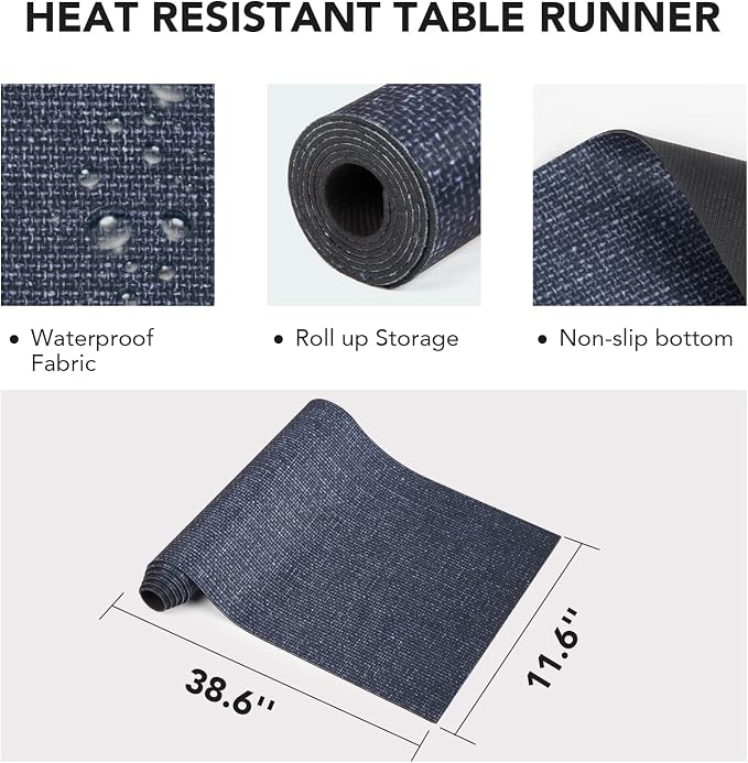 Trivet Table Runner Hot Plates Mat 12 X 40 Inch Heat Resistant Table Protector - Image 4