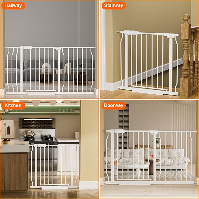 HOOEN Extra Wide Baby Gates 48-53 Inch Indoor Child Gate - Image 5