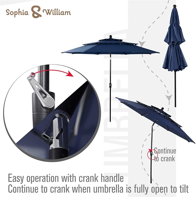 Sophia & William Patio 6 Pieces Dining Set - Image 6