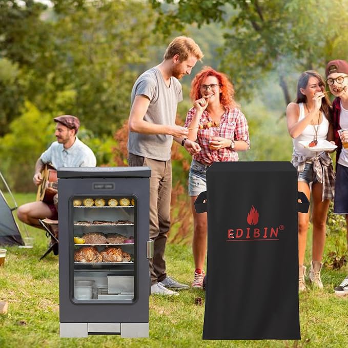 Smoker Grill Cover Fit for East Oak 30" Digital Electric Smoker, Heavy Duty - Image 2