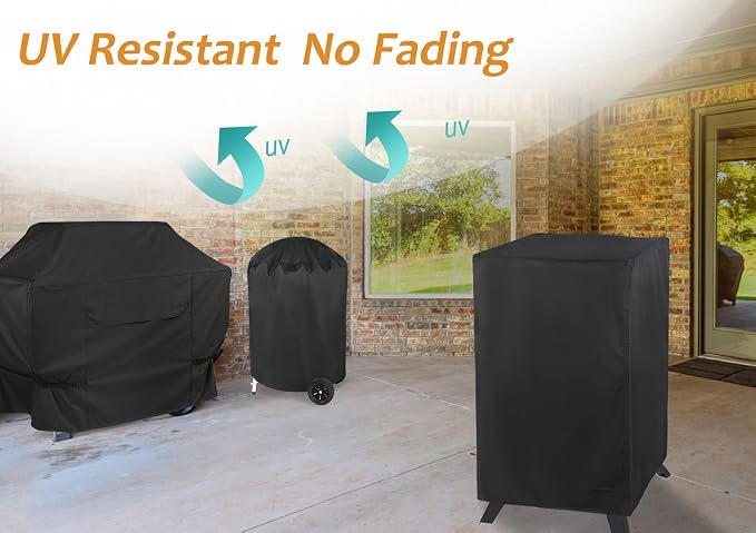 NettyPro BBQ Grill Cover Heavy Duty Waterproof 32 inch, Outdoor 2 Burner Gas - Image 6