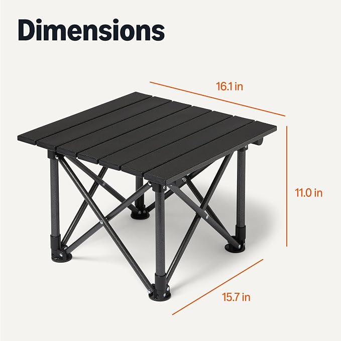 Amazon Basics Camping Table, Camping Essentials - Image 2