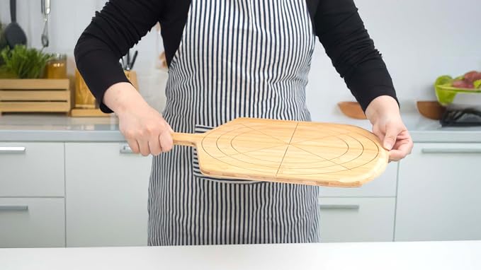 Loftern Wooden Pizza Peel 12 Inch Board - Image 2