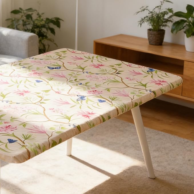 Rectangle Picnic Table Cloth, Elastic Waterproof Fitted Vinyl Tablecloths - Image 8
