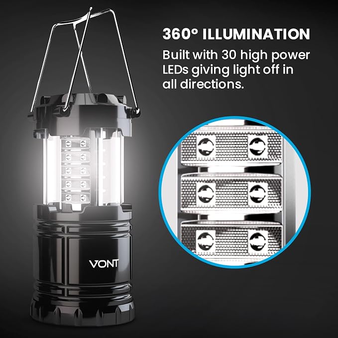 Vont LED Camping Lantern, LED Lanterns, Suitable Survival Kits - Image 6