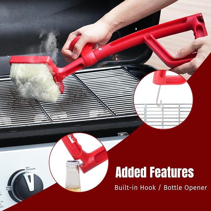 SHINESTAR Steam Grill Brush Bristle Free - Image 9