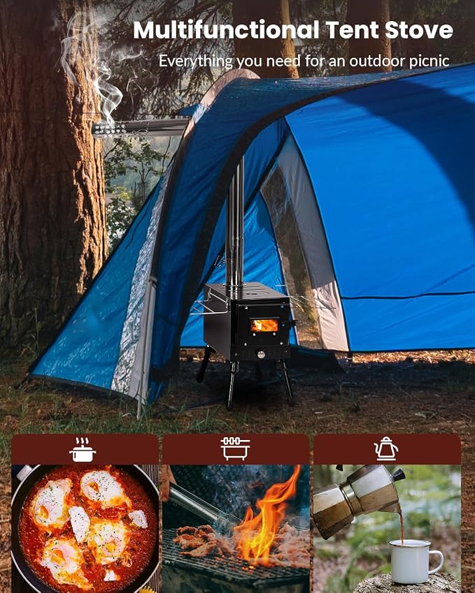 Wood Stove, YRenZ Hot Tent Stove - Image 7