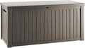 180 Gallon Resin Deck Box, Waterproof Outdoor Storage Box by Unknown