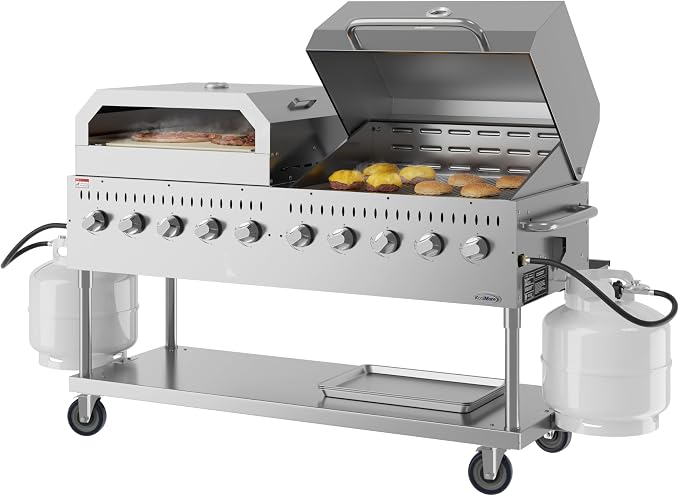 72 in. Commercial Outdoor Propane Gas Grill - Image 2