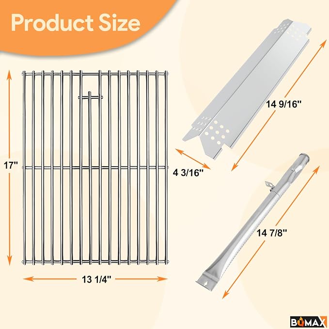 Grill Replacement Parts for Nexgrill 4 Burner 720-0830X, Grill Grate, Grill - Image 3