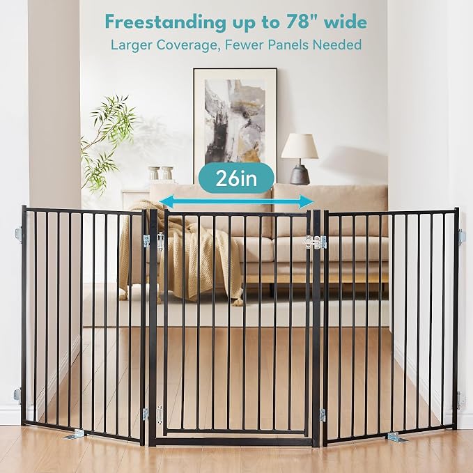 No Pawblems Free Standing Dog Gate - Image 3