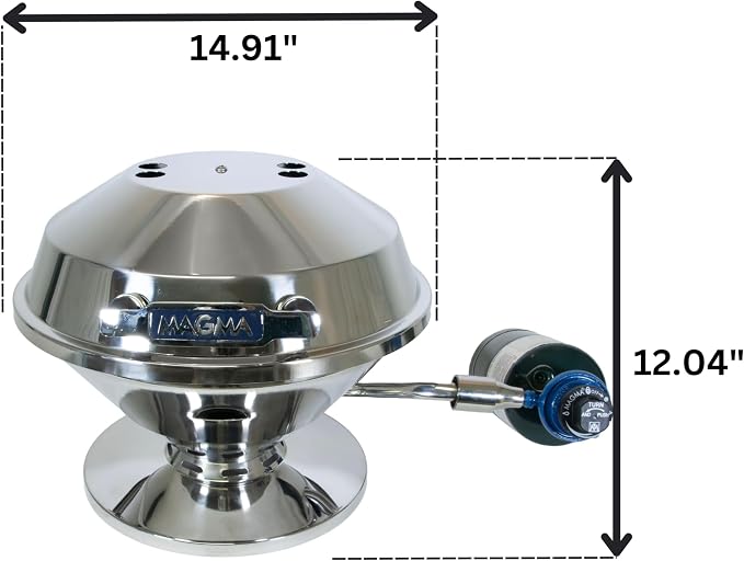Magma C10-105-MB Midnight Blue Beach Fire Gas Grill | Portable Gas BBQ | - Image 6