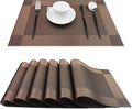 PIGCHCY Place Mats Heat-Resistant Non Slip Placemats Easy Wipe Clean Table Mats by PIGCHCY