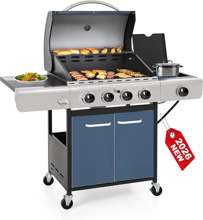GREEN PARTY 4 Burner BBQ Propane Gas Grill by GREENPARTY