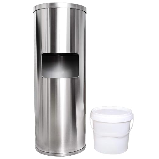 Stainless Steel Floor Stand Wipe Dispenser - Image 9