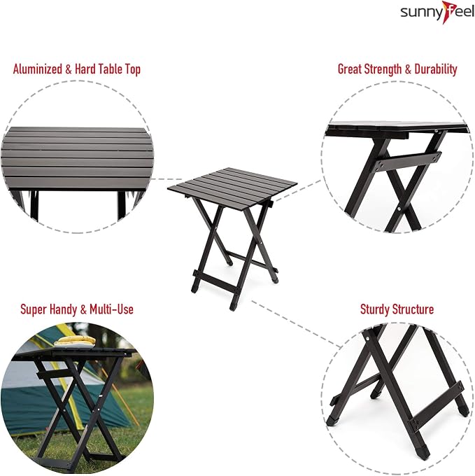 SUNNYFEEL Folding Camping Table - Image 5