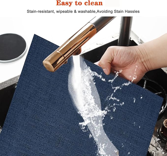 Placemats Set of 12, Heat and Stain Resistant Indoor/Outdoor Place mats - Image 5