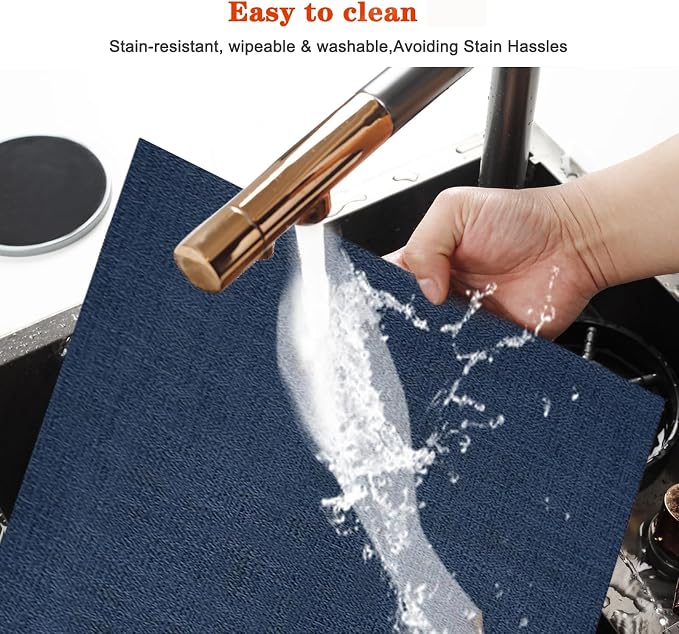 Placemats Set of 6, Heat and Stain Resistant Indoor/Outdoor Place mats - Image 5